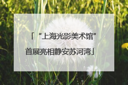 “上海光影美术馆”首展亮相静安苏河湾