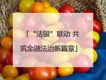 “法银”联动 共筑金融法治新篇章