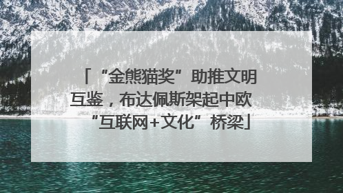 “金熊猫奖”助推文明互鉴，布达佩斯架起中欧“互联网+文化”桥梁