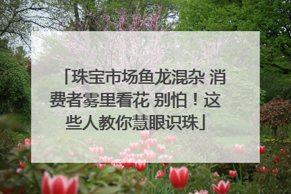 珠宝市场鱼龙混杂 消费者雾里看花 别怕！这些人教你慧眼识珠