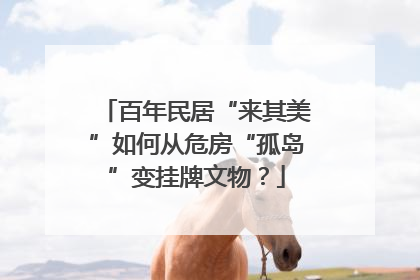 百年民居“来其美”如何从危房“孤岛”变挂牌文物？