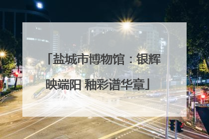 盐城市博物馆：银辉映端阳 釉彩谱华章