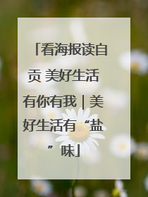 看海报读自贡 美好生活有你有我｜美好生活有“盐”味