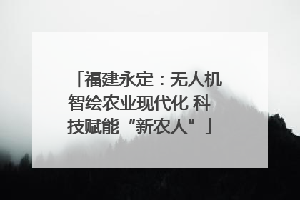 福建永定：无人机智绘农业现代化 科技赋能“新农人”