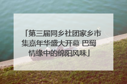 第三届同乡社团家乡市集嘉年华盛大开幕 巴蜀情缘中的绵阳风味