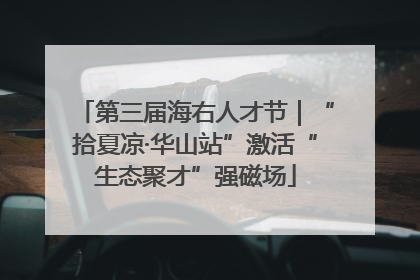 第三届海右人才节｜“拾夏凉·华山站”激活“生态聚才”强磁场
