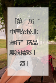 第二届“中国杂技北疆行”精品展演精彩上演