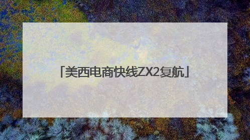 美西电商快线ZX2复航