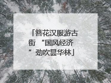 簪花汉服游古街 “国风经济”劲吹昙华林