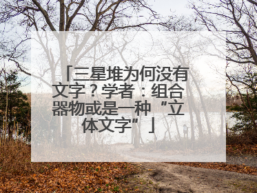 三星堆为何没有文字？学者：组合器物或是一种“立体文字”
