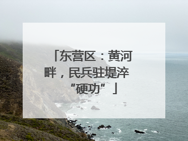 东营区：黄河畔，民兵驻堤淬“硬功”