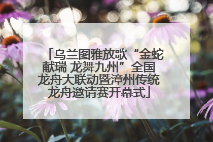 乌兰图雅放歌“金蛇献瑞 龙舞九州”全国龙舟大联动暨漳州传统龙舟邀请赛开幕式