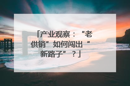 产业观察：“老供销”如何闯出“新路子”？