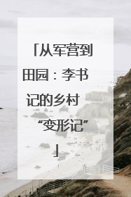 从军营到田园：李书记的乡村 “变形记”