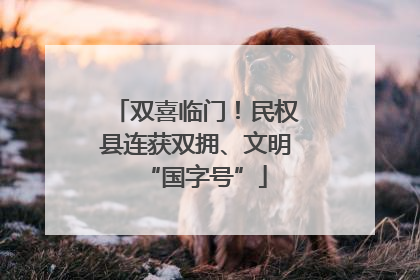 双喜临门！民权县连获双拥、文明“国字号”