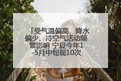 受气温偏高、降水偏少、冷空气活动频繁影响 宁夏今年1-5月中旬现10次定级沙尘天气过程