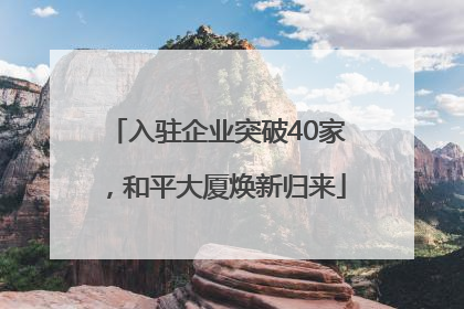 入驻企业突破40家，和平大厦焕新归来