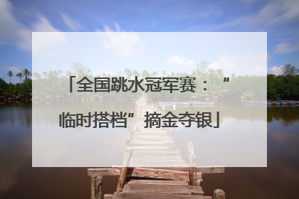 全国跳水冠军赛：“临时搭档”摘金夺银