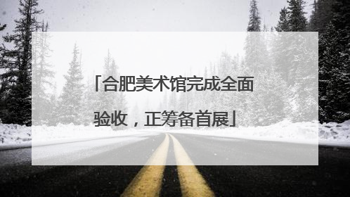 合肥美术馆完成全面验收，正筹备首展