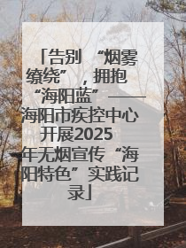 告别 “烟雾缭绕”，拥抱 “海阳蓝”——海阳市疾控中心开展2025 年无烟宣传“海阳特色”实践记录