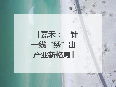 嘉禾：一针一线“绣”出产业新格局