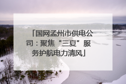 国网孟州市供电公司：聚焦“三夏”服务护航电力清风