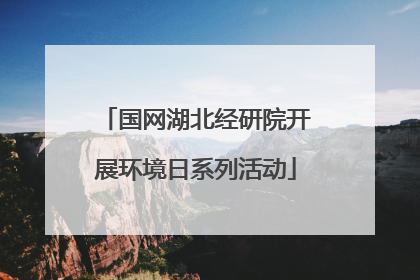 国网湖北经研院开展环境日系列活动