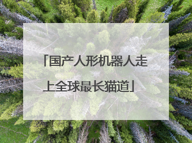 国产人形机器人走上全球最长猫道