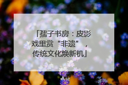孺子书房：皮影戏里赏“非遗”，传统文化焕新机