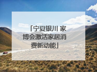 宁夏银川 家博会激活家居消费新动能