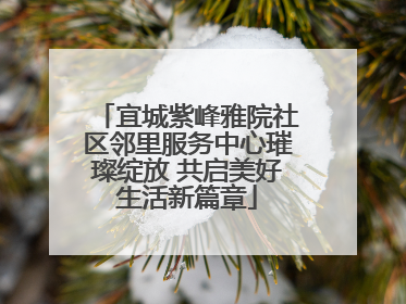 宜城紫峰雅院社区邻里服务中心璀璨绽放 共启美好生活新篇章