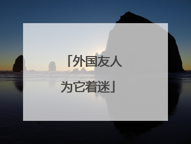 外国友人为它着迷
