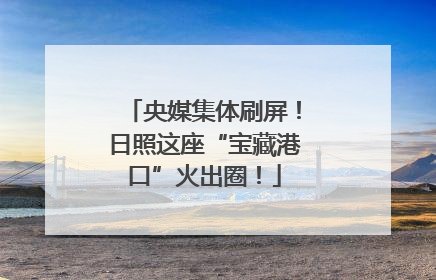 央媒集体刷屏！日照这座“宝藏港口”火出圈！