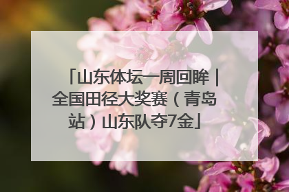 山东体坛一周回眸｜全国田径大奖赛（青岛站）山东队夺7金