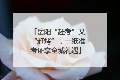 岳阳“赶考”又“赶烤”，一纸准考证享全城礼遇
