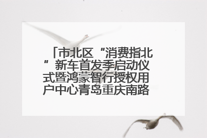 市北区“消费指北”新车首发季启动仪式暨鸿蒙智行授权用户中心青岛重庆南路开业盛典成功举办