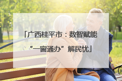 广西桂平市：数智赋能“一窗通办”解民忧