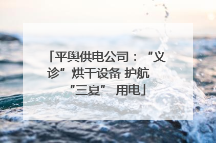 平舆供电公司：“义诊”烘干设备 护航 “三夏” 用电