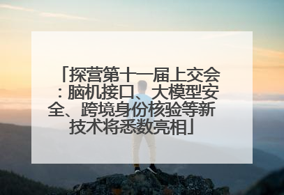 探营第十一届上交会：脑机接口、大模型安全、跨境身份核验等新技术将悉数亮相