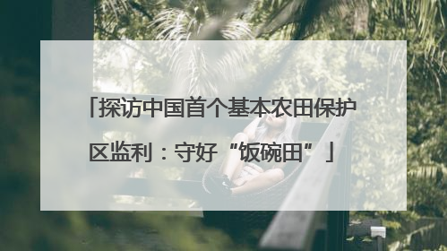探访中国首个基本农田保护区监利：守好“饭碗田”