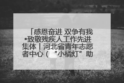 感恩奋进 双争有我•致敬残疾人工作先进集体丨河北省青年志愿者中心（“小橘灯”助残接力计划实施团队）：用温暖陪伴，守护特殊孩子成长