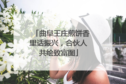 曲阜王庄煎饼香里话振兴，合伙人共绘致富图