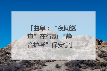 曲阜：“夜间巡查”在行动 “静音护考”保安宁