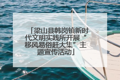 梁山县韩岗镇新时代文明实践所开展“移风易俗赶大集”主题宣传活动