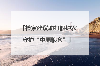检察建议助打假护农守护“中原粮仓”