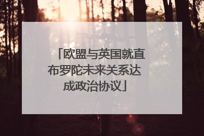 欧盟与英国就直布罗陀未来关系达成政治协议