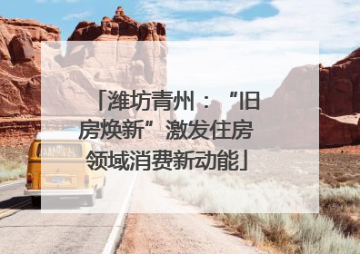 潍坊青州：“旧房焕新”激发住房领域消费新动能