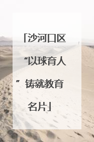 沙河口区“以球育人”铸就教育名片