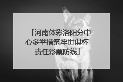 河南体彩洛阳分中心多举措筑牢世俱杯责任彩票防线