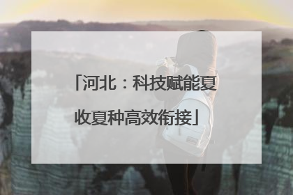 河北：科技赋能夏收夏种高效衔接